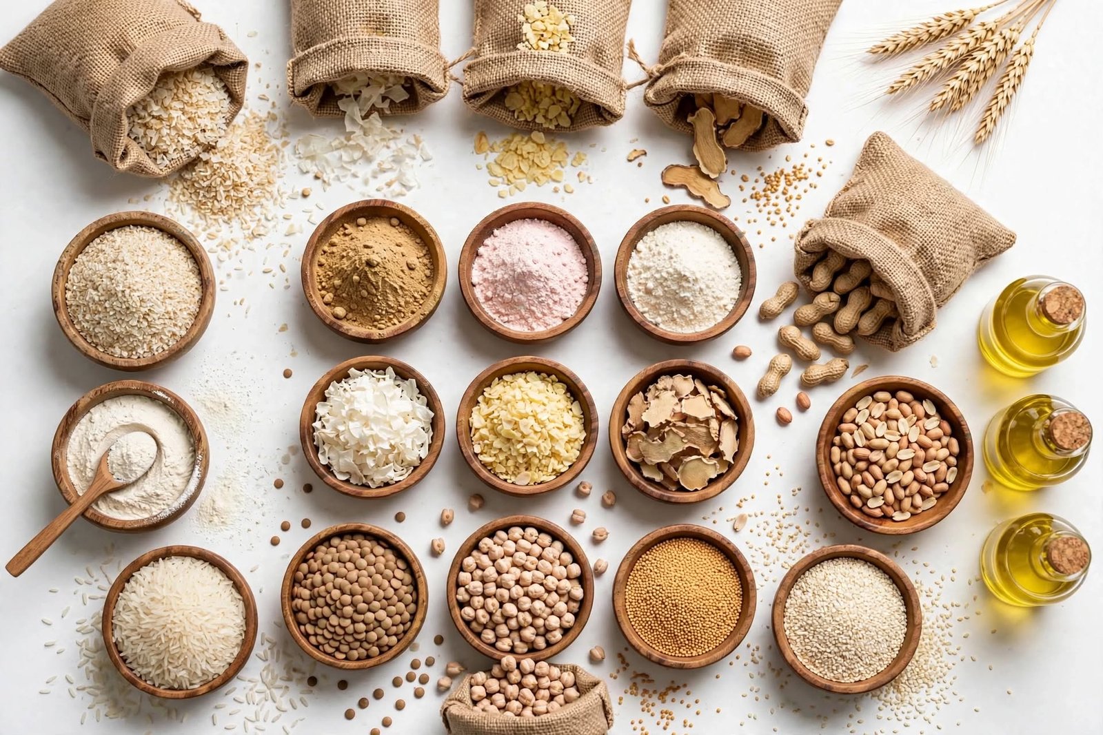 Dry pulses and lentils — cereals, pulses, psyllium husk, groundnuts, oil seeds and dehydrated range